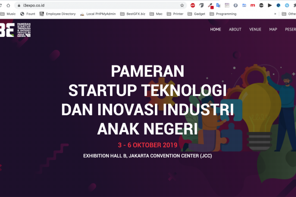 Website Pameran I3E